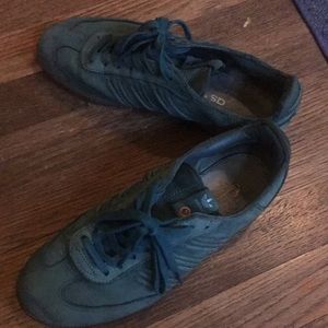 Teal Vintage Adidas Samba Sneakers